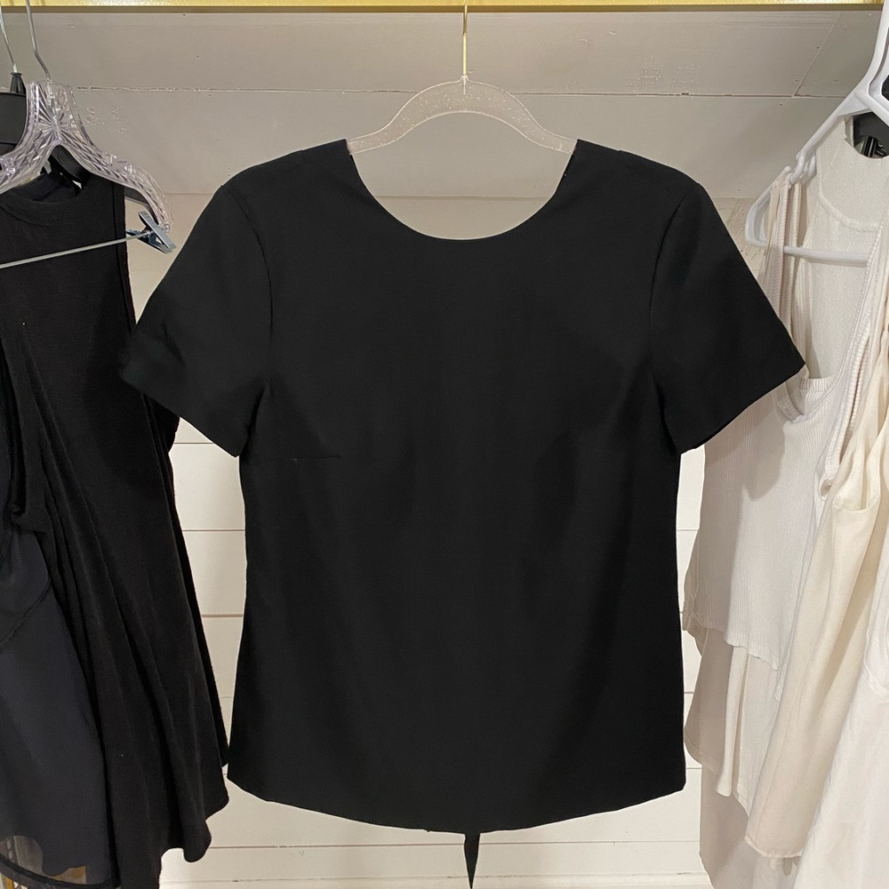 Black Tie Back Banana Republic Top